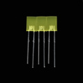 2 × 5 × 7 mm gelbe rechteckige Standard -LEDs Lichtemittagediode