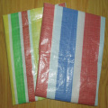 Multi Colors Striped Tarpaulin Waterproof Fabric