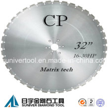 32" Diamond Wall Saw Blade for Reinforced Concrete