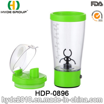 Venda quente BPA livre plástico proteína Shake elétrico garrafa portátil Vortex pó Shaker (HDP-0896)