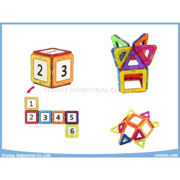 20 STÜCKE 3D Magnetische Spielzeug Puzzle Weisheit DIY Spielzeug für Kinder Lernspielzeug