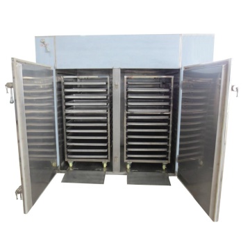 Hot air circulation tray dryer for seed