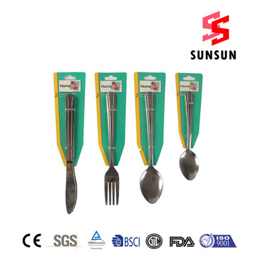 Supermarket Stainless Steel Card Knife And Fork