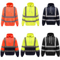 Safety Reflective velvet warm riding fleece