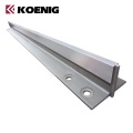 Machined elevator accessories of guide rail