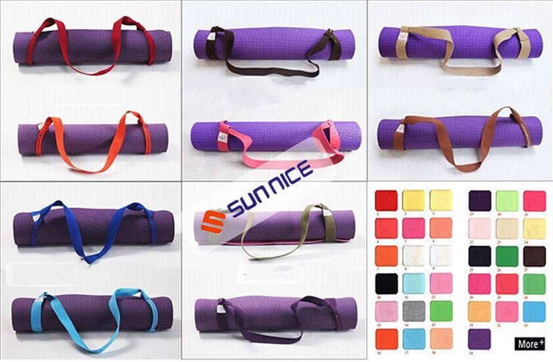 yoga mat belt colors