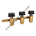 Gas brass angle valves