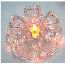 New Design Heart Shape Glass Teapot Warmer for Wholesaler