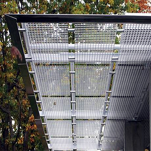 Steel Grid Sun Shade Panels