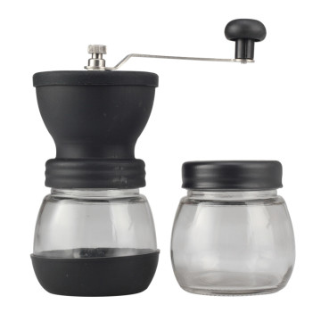 Manual Coffee Grinder With Glass Jar