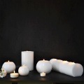 4 Seat Plastic Resin Artificial Candle Holders