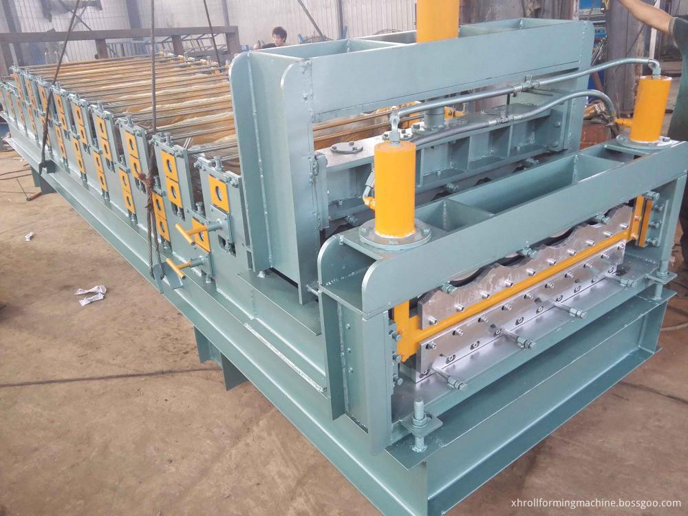 Glazed Tile Double Layer Roll Forming Machine