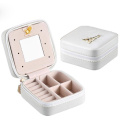 plastic products PU portable jewelry traveling display cases