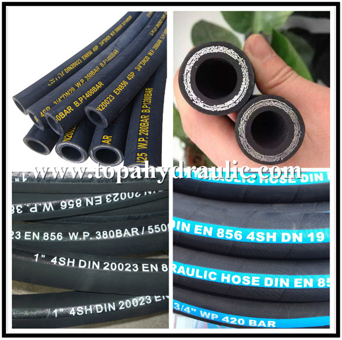 steel reinforced parker mining hydraulic hose