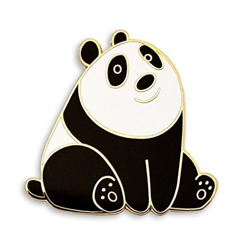 Panda Bear Enamel Lapel Pin