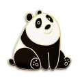 Cute Panda Bear Enamel Lapel Pins Set