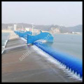 China Round Water Filling Water Bladder Rubber Dam to Pakistan