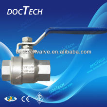 Thread 2pc flutuante válvula de esfera BSP/BSPT/NPT luz tipo com melhor preço do competidor, fornecedor de China