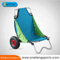 Aluminum deluxe multifunction beach cart