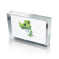 Rechteck Acryl Foto Frame Display, Magnetische Foto-Display