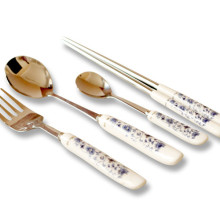 Metal fork & Metal spoon & Metal chopsticks