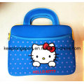 Elegante Hello Kitty impressão saco de laptop de neoprene com alça