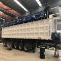 6 Axle Dumper Semi Trailer For Uzbekistan