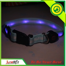 2015 Novedad Venta caliente barato LED parpadeo collar de perro de nylon (D001)