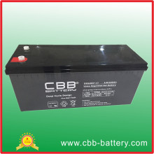 Batterie AGM de cycle profond acide solaire sans entretien 12V200ah