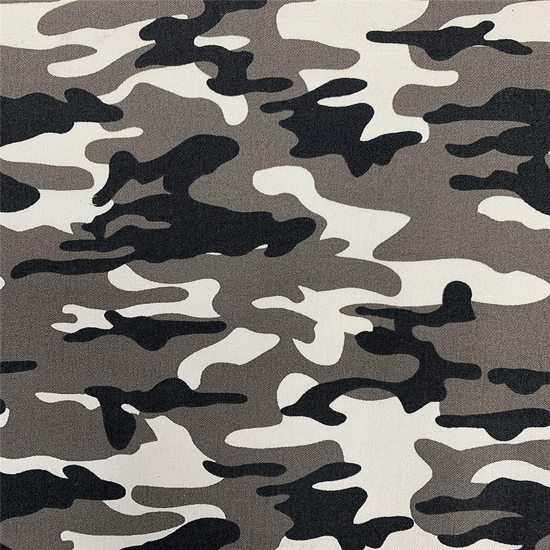 Camouflage Printed Nr Bengaline Fabric