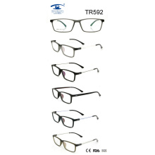 Verres optiques Tr90 de conception de mode (TR592)