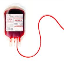 Bolsa de sangue vazio triplo duplo único