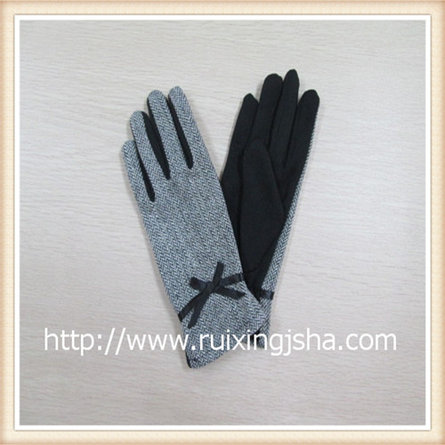 Winter Fashion tartan Women Dresses Gloves