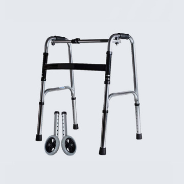 Ältere Klappwanderer Rollator Räder Rolling Walker Bremse