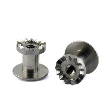 CNC Machining Turning Lathe Flower Tooth Nut