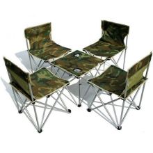 Ao ar livre Sporting camping praia leve cadeira de pesca dobrável Set