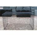 Mesh gabion galvanisé ou noir