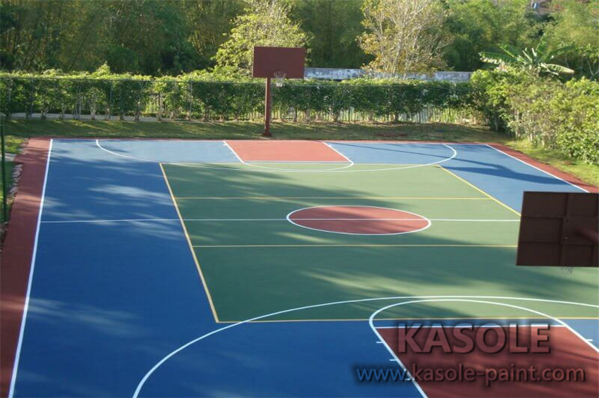 Basketball Court acrylic material properties