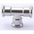 Stainless Steel Pipe Press Tee Fittings Exporter