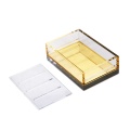 Luxury Acrylic Soap Dish Gold Base