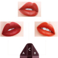 Carved exquisite lipstick tube three color lipstick