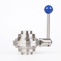 Sanitary Stainless Steel Manual Butterfly Type Ball Valve