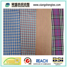 Hilados de algodón de seda teñido Paj / Silk Check / Cotton Cheque de tela