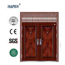 Hot Sale Cheap Big Steel Door avec fenêtre à air (RA-S184)