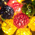Festive Supplies Rattan Ball Led Holiday Light