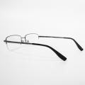 Marcos de gafas de metal rectangulares vintage personalizados para hombres