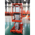 Hydraulischer tragbarer Aluminium Single Post Indoor Man Lift