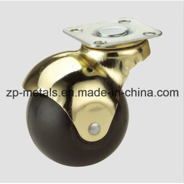 1.5inch Gummi / PVC Swivel Ball Caster Wheel