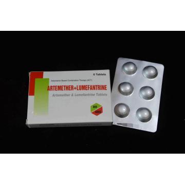 Artemether und Lumefantrine Tablet im Haus 80MG / 480MG