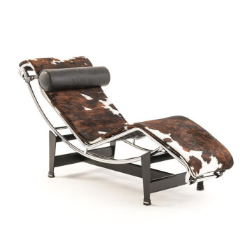 Cassina Le Corbusier LC4 chaise longue pony leather